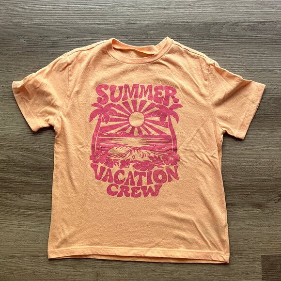 Old Navy Other - Old Navy Summer Vacation Crew T-Shirt Size 8 (Gender Neutral Kids)